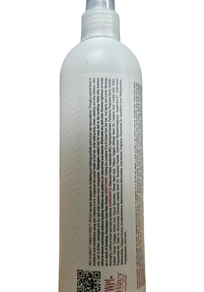 Wet N Wavy Vitamin E Leave-in Conditioner 12 Oz - Tangle Free Formula for Curly, Coily, and Kinky Hair - Image 3
